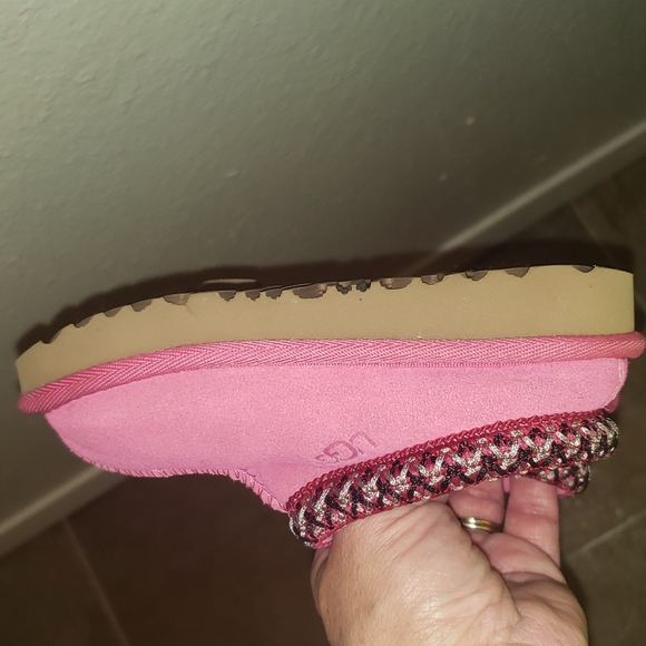 New UGG Pink Kids' Tasman II Slippers Size 7.5 - Picture 6 of 16